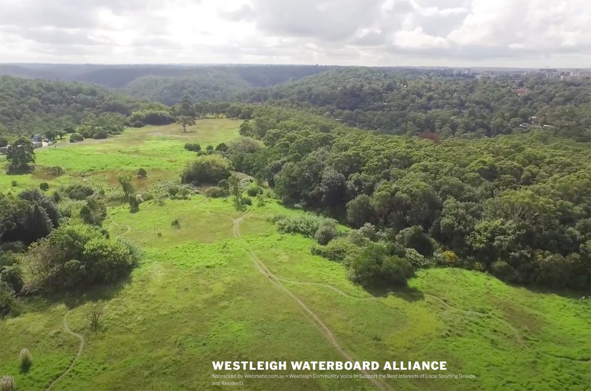 Westleigh water board is the the area now now know as Westleigh Park, 34 hectares of Sydney Water land located in Westleigh, NSW. The land was purchased by Hornsby Council from Sydney Water in 2015, exchanging June 2016 for $21 Million to be developed as public space for the community.